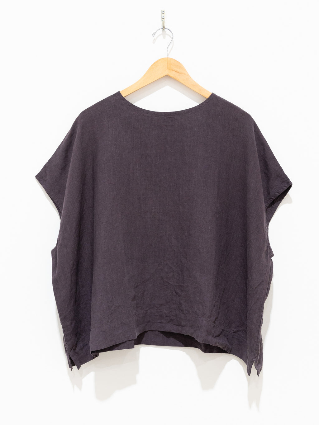 Namu Shop - Ichi Antiquites Linen Pullover - Purple
