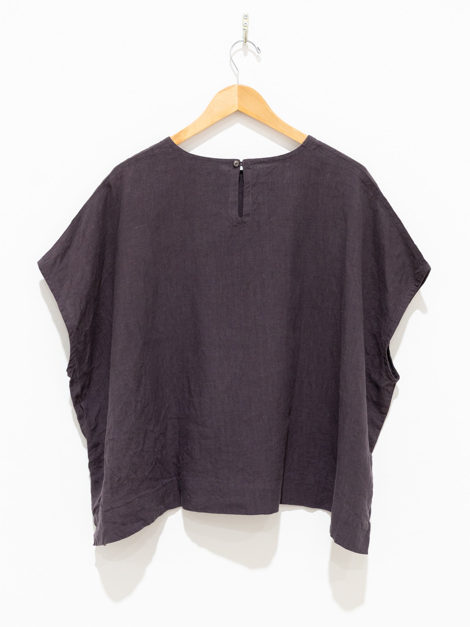 Namu Shop - Ichi Antiquites Linen Pullover - Purple