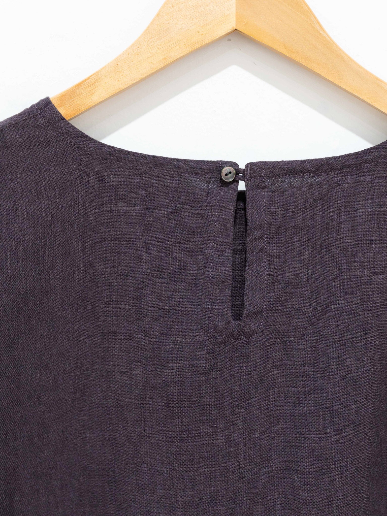 Namu Shop - Ichi Antiquites Linen Pullover - Purple