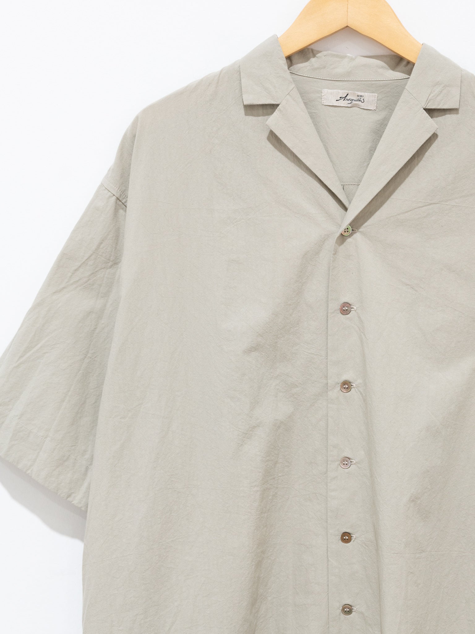 Namu Shop - Ichi Antiquites Azumadaki Overshirt - Greige