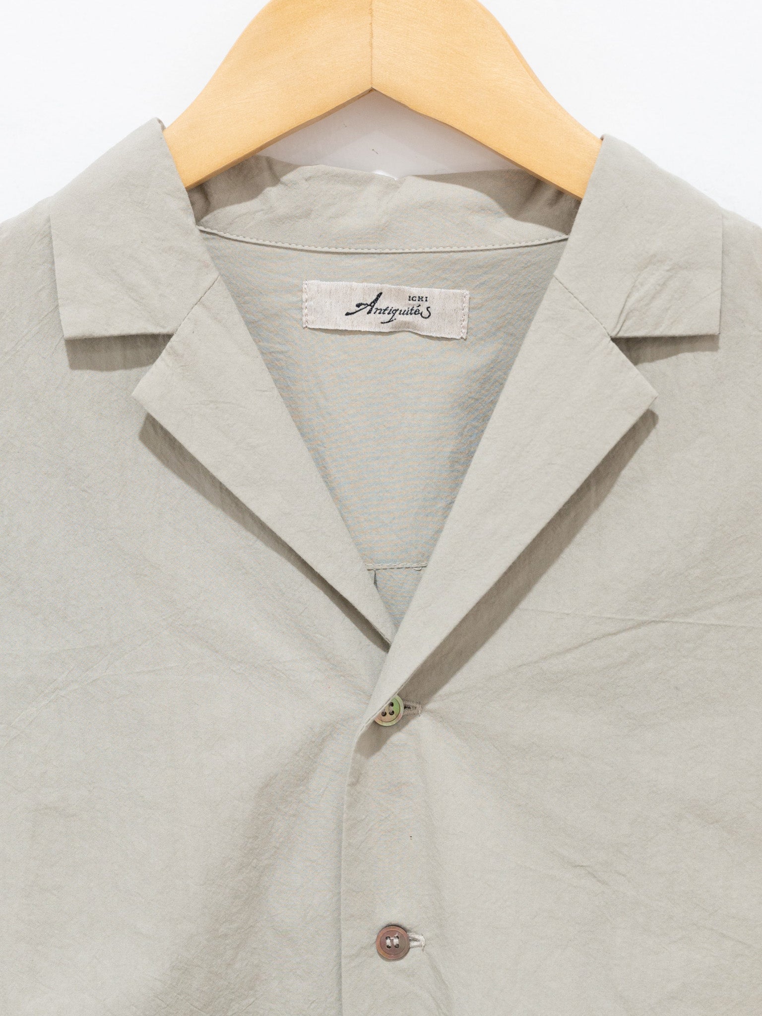 Namu Shop - Ichi Antiquites Azumadaki Overshirt - Greige