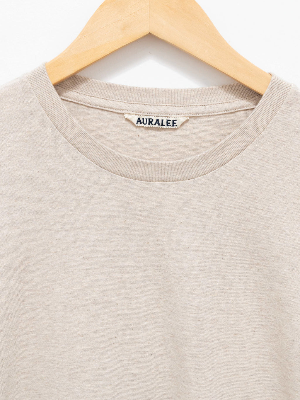 Namu Shop - Auralee Seamless Crewneck Tee - Top Brown