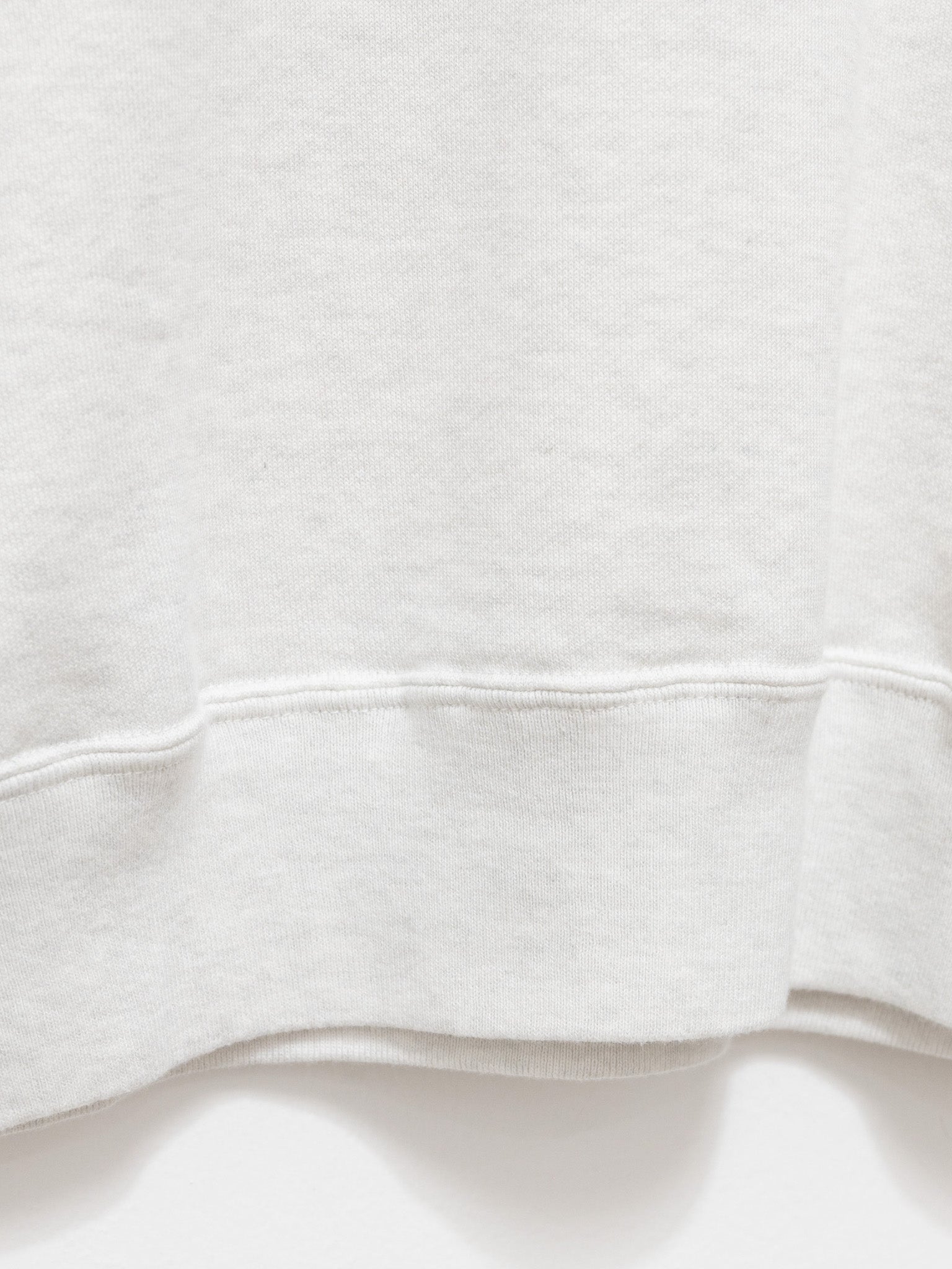 Namu Shop - Auralee Light Flowy Sweat Half Sleeve P/O - Light Gray (restocked)