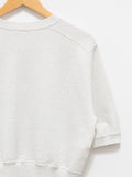 Namu Shop - Auralee Light Flowy Sweat Half Sleeve P/O - Light Gray 