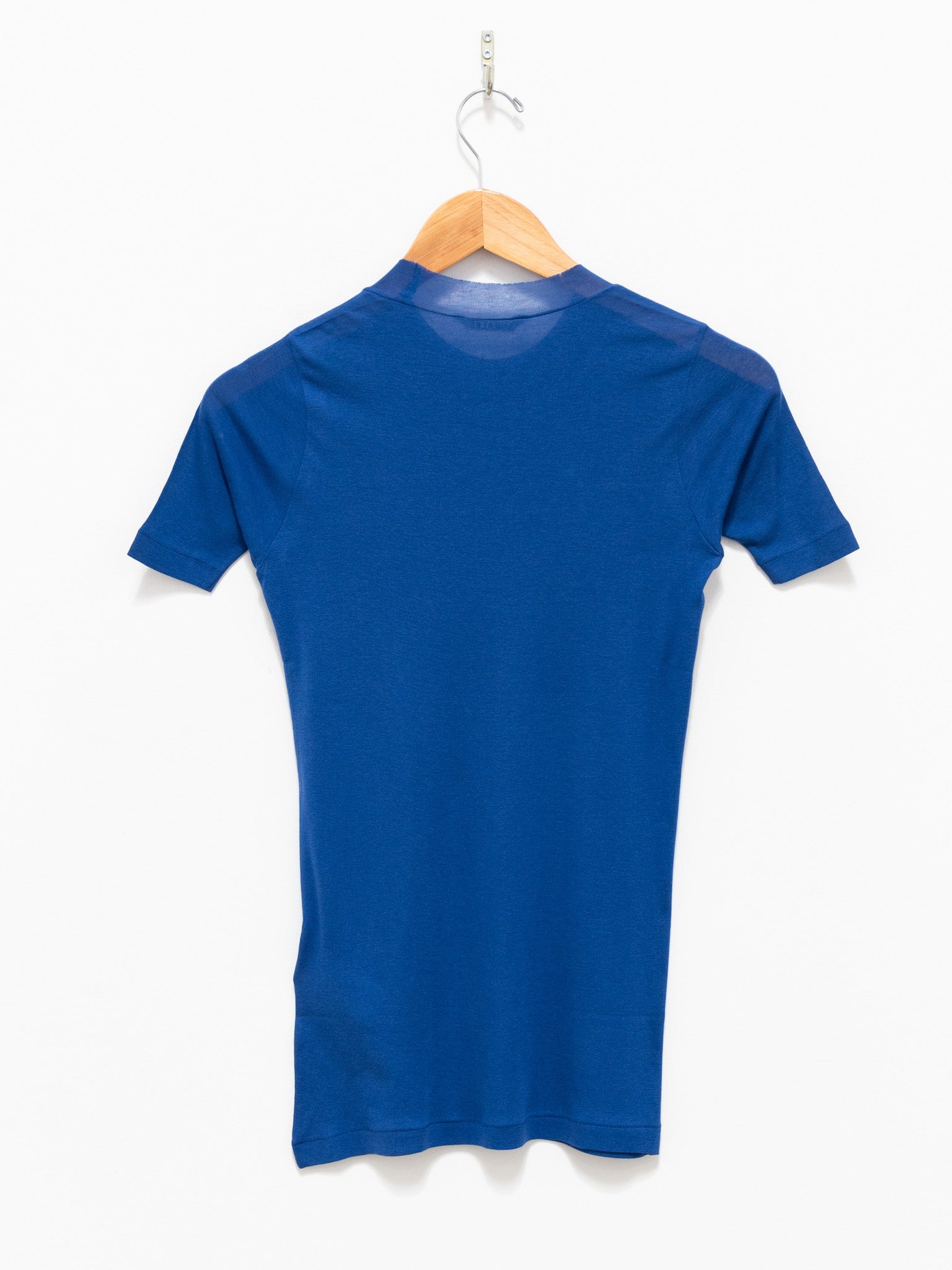 Namu Shop - Auralee Giza Super High Gauge Sheer Rib Tee - Blue