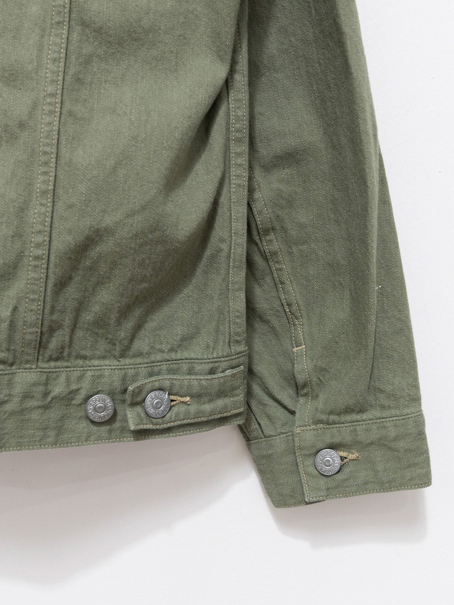 Namu Shop - Kaptain Sunshine Trucker Jacket No.3 - Green