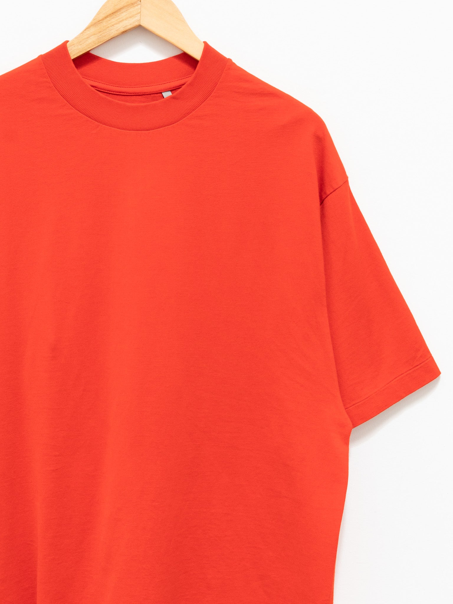 Namu Shop - Kaptain Sunshine Suvin Supima Tube Tee Light - Vermilion