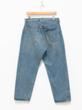 Namu Shop - Kaptain Sunshine 5P Zipper Front Denim Pants - Indigo