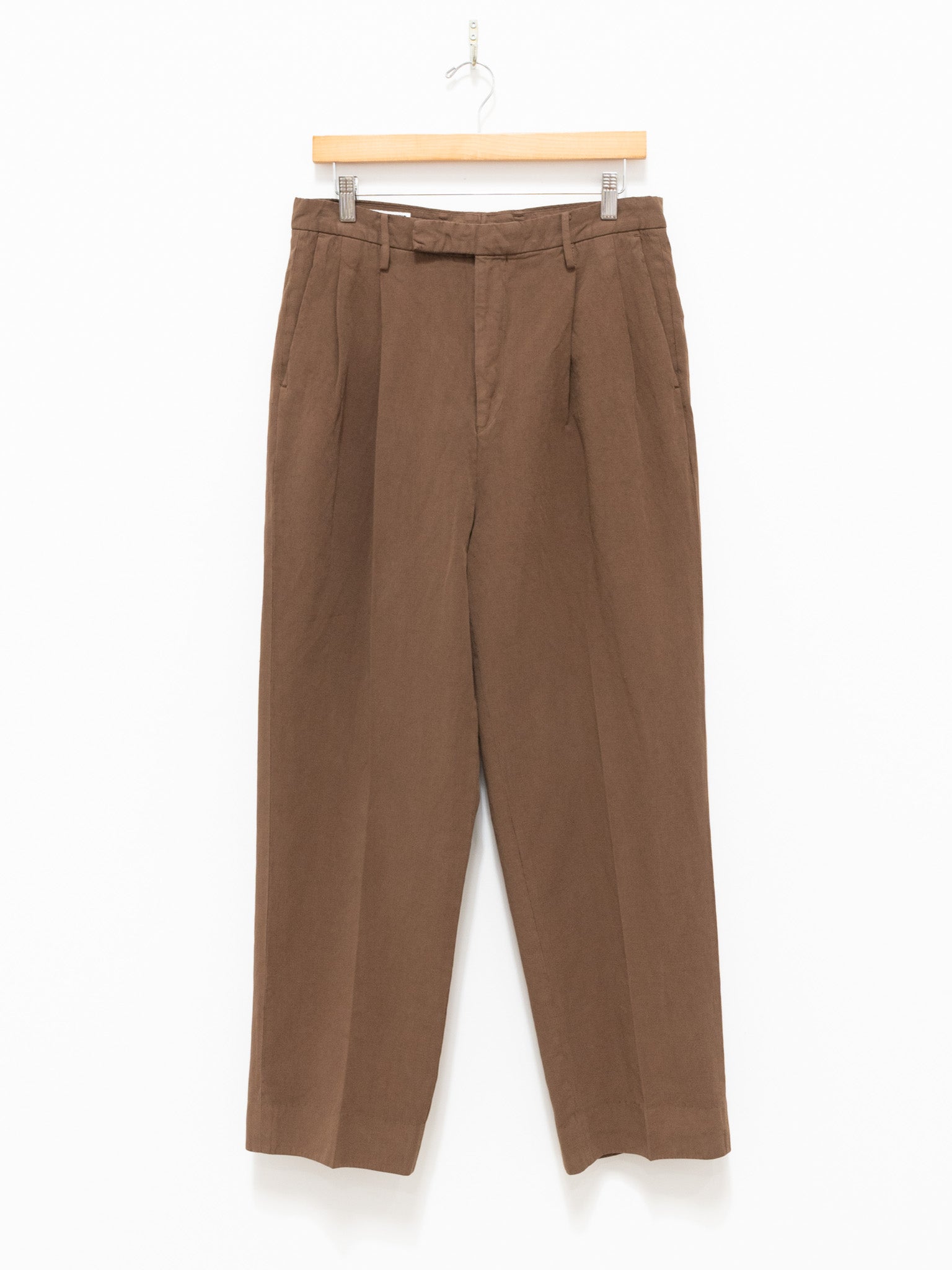 Namu Shop - Kaptain Sunshine Shoecut Slacks - Cocoa