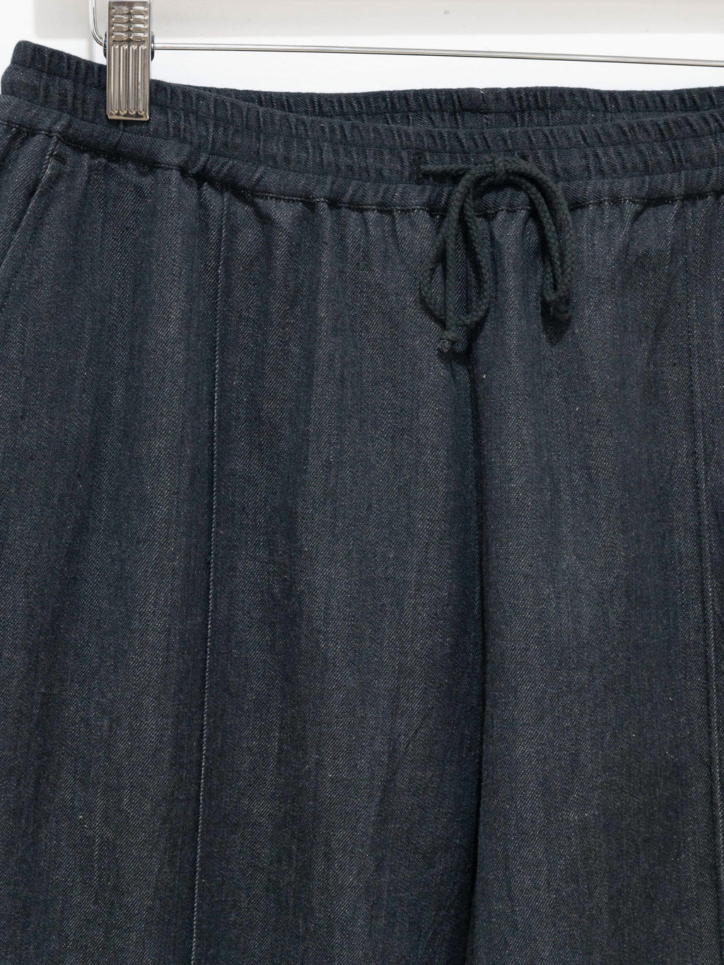 Namu Shop - Niche Hand Woven Denim Easy Pants - Black