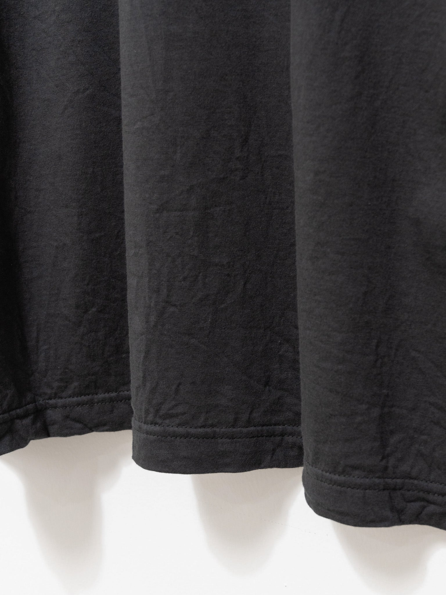 Namu Shop - ICHI Relaxed S/S Pullover - Charcoal Gray