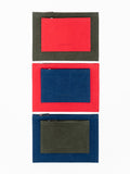 Namu Shop - Amiacalva Medium Washed Canvas Pouch - Blue, Olive, Red