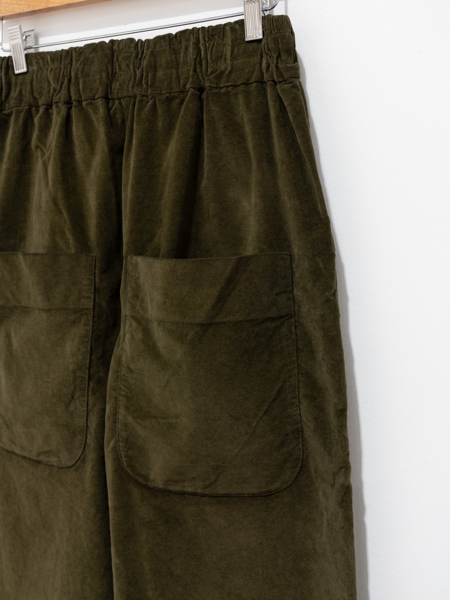Namu Shop - Album di Famiglia Velvet W&S Trousers - Olive