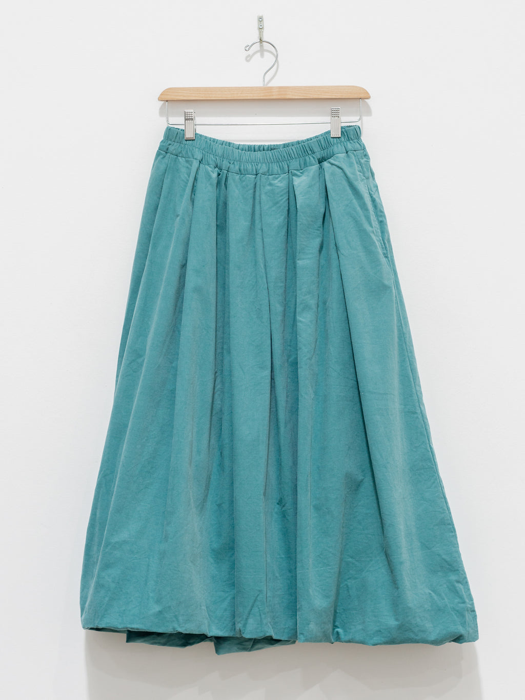 Namu Shop - ICHI Corduroy Balloon Skirt - Teal