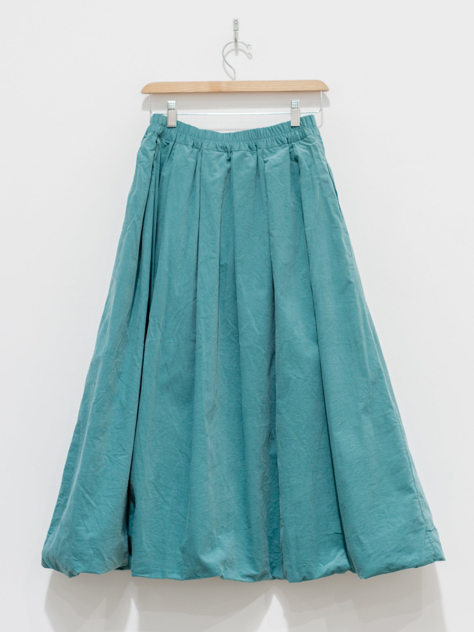 Namu Shop - ICHI Corduroy Balloon Skirt - Teal