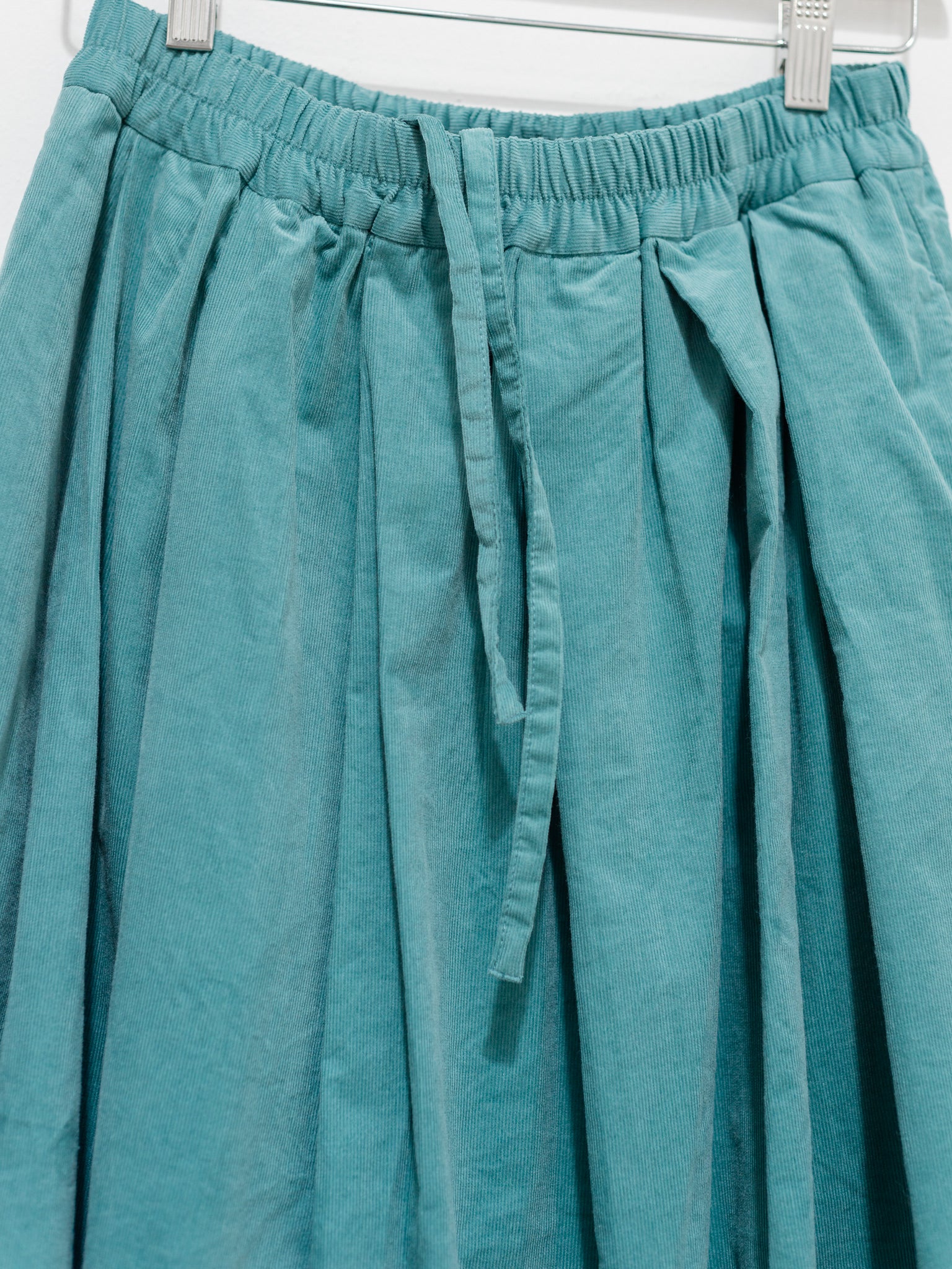 Namu Shop - ICHI Corduroy Balloon Skirt - Teal