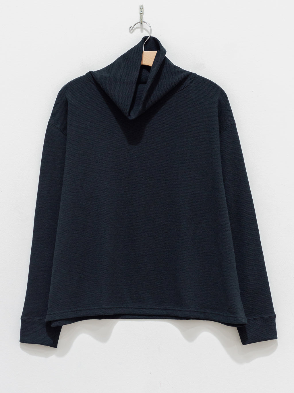 Namu Shop - ICHI Honeycomb Wide Neck Top - Black