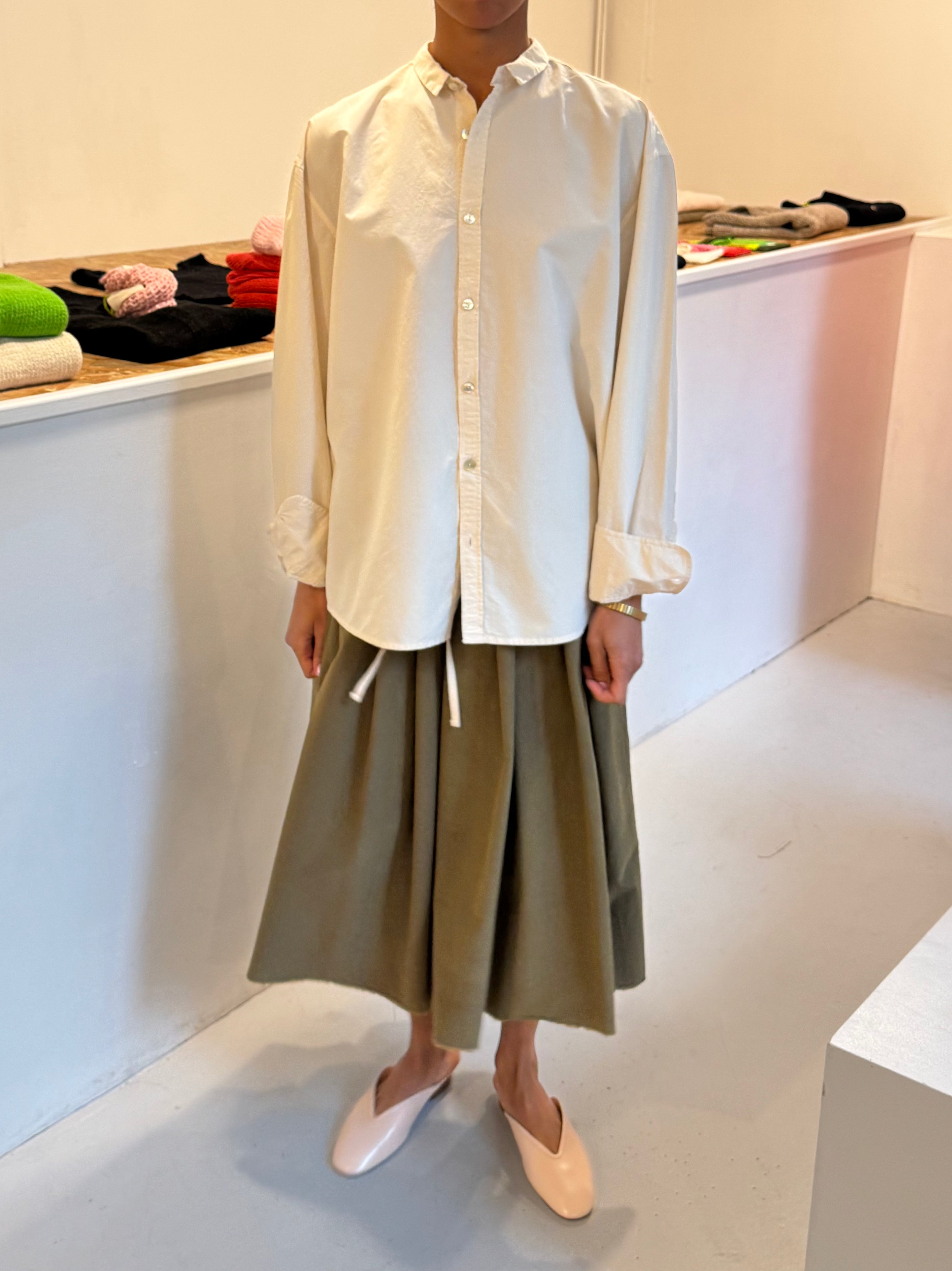 Namu Shop - Nitto Pamela Shirt - Ecru