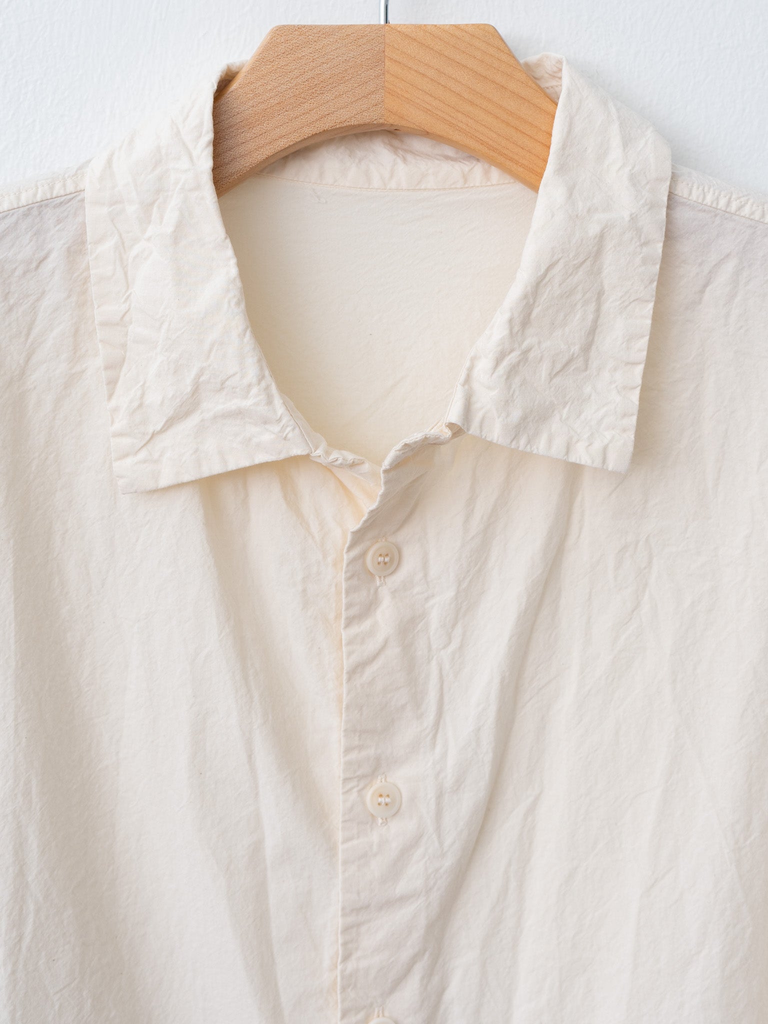 Namu Shop - Casey Casey Waga Short Sleeve Shirt L COT - Natural