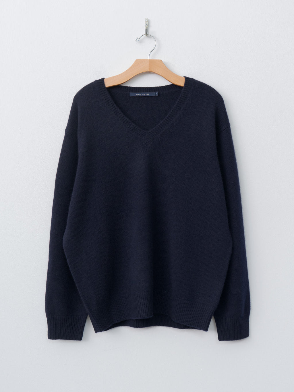 Namu Shop - Sofie D'Hoore Mann 3-Ply Cashmere Sweater - Midnight