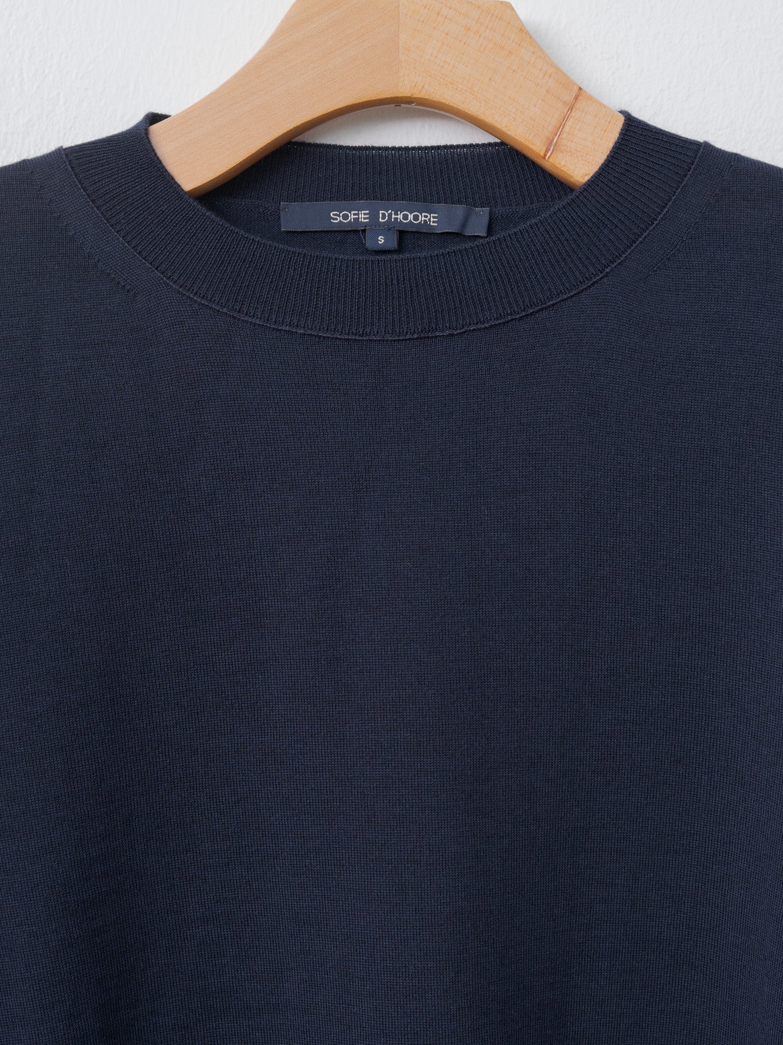 Namu Shop - Sofie D'Hoore Muscat Extrafine Merino Wool Sweater - Admiral