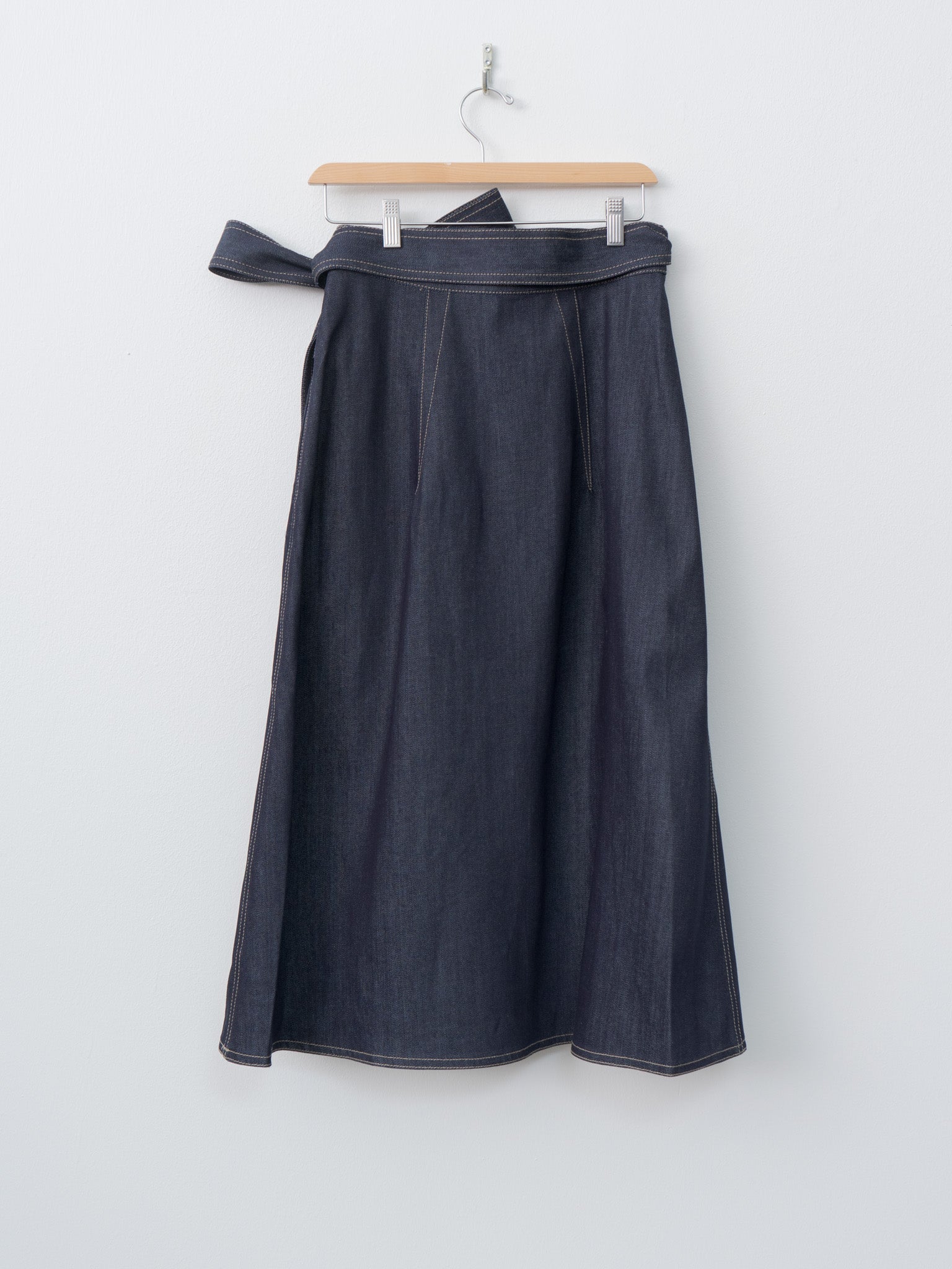 Namu Shop - Sofie D'Hoore Stieglitz Denim Skirt - Raw Denim