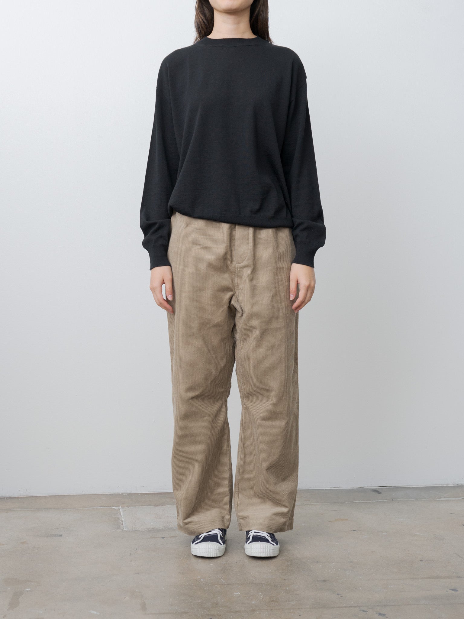 Namu Shop - Sofie D'Hoore Muscat Extrafine Merino Wool Sweater - Black