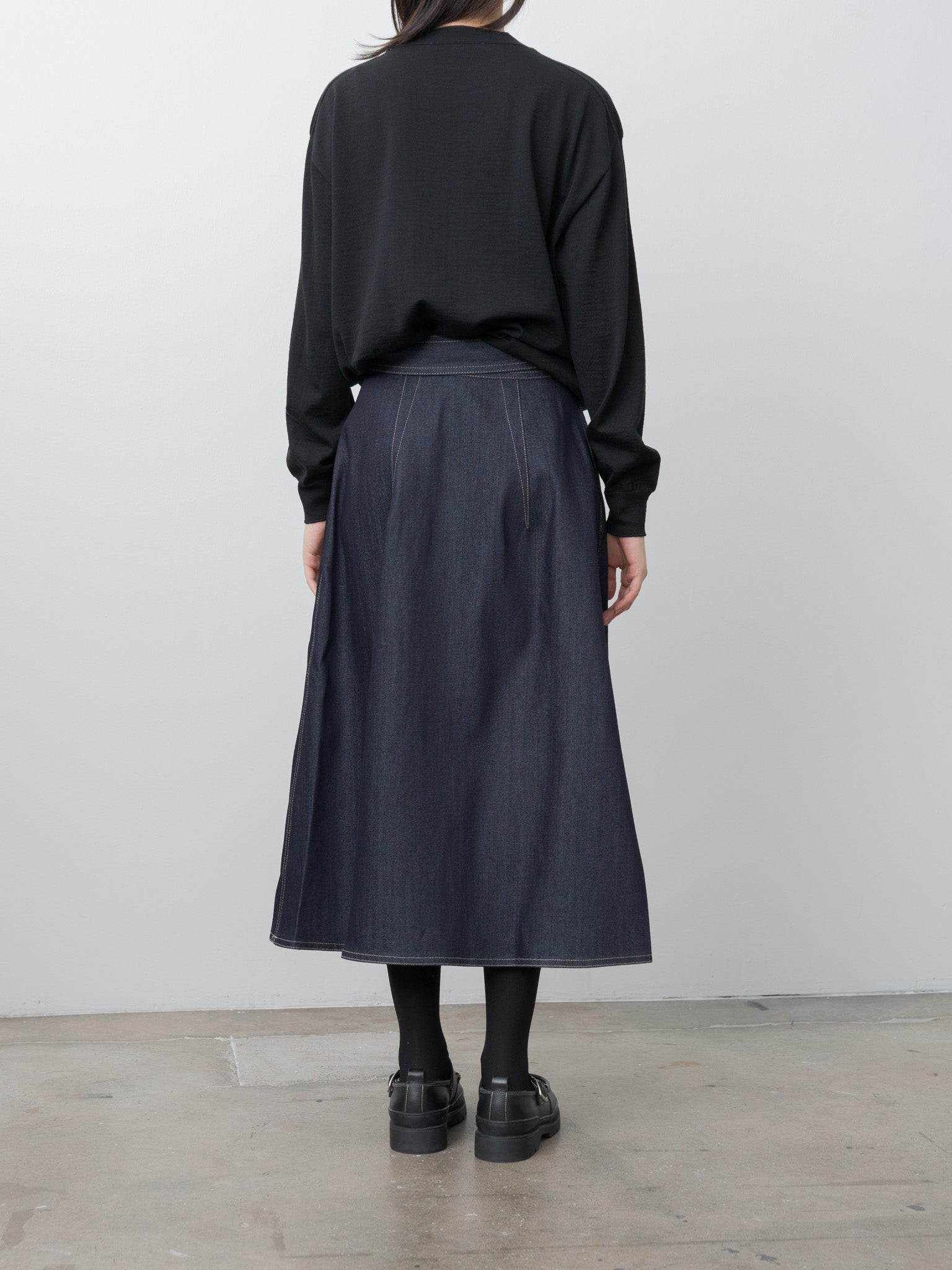 Namu Shop - Sofie D'Hoore Muscat Extrafine Merino Wool Sweater - Black