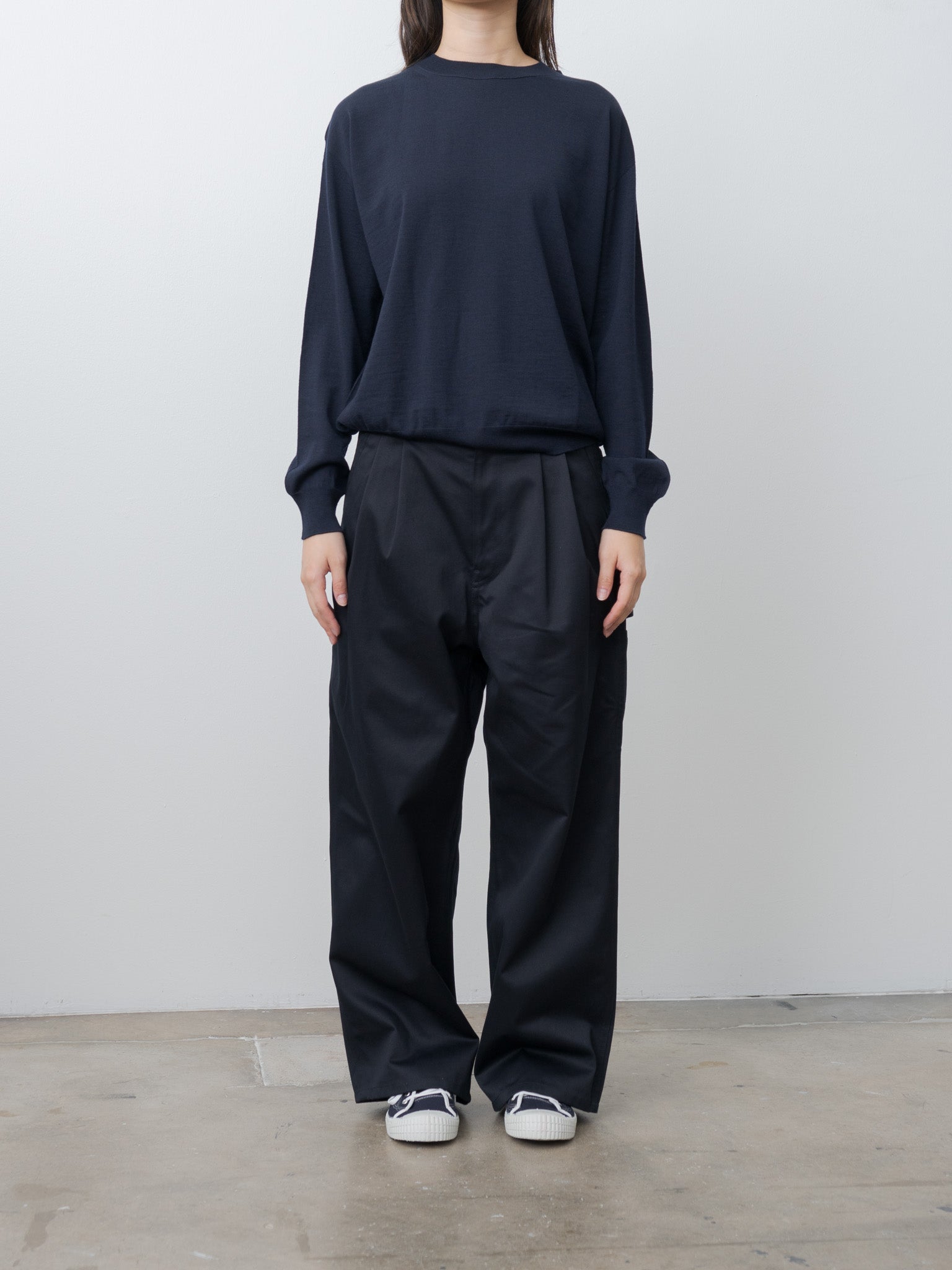 Namu Shop - Sofie D'Hoore Muscat Extrafine Merino Wool Sweater - Admiral