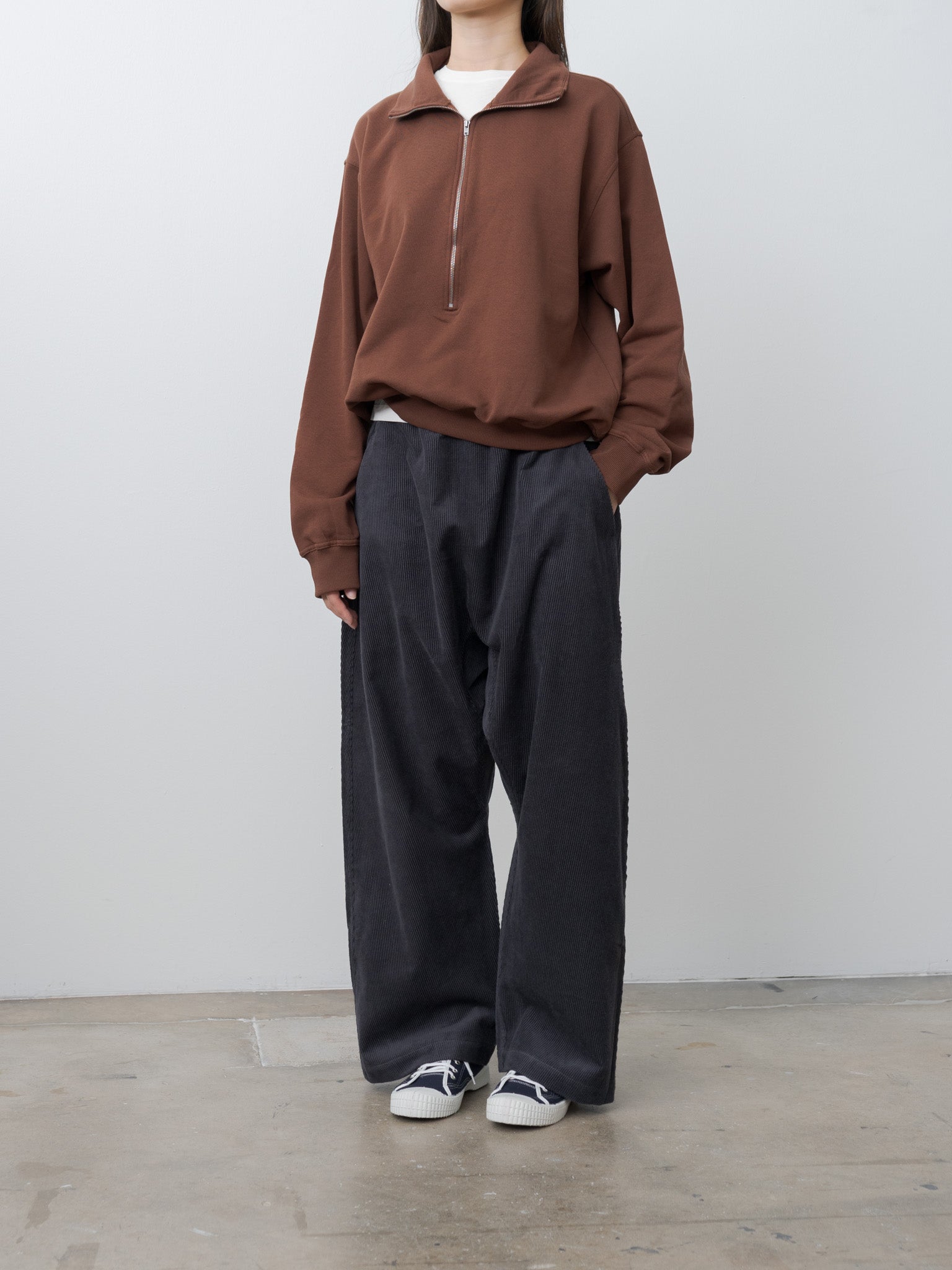 Namu Shop - Sofie D'Hoore Plof Corduroy Trouser - Graphite