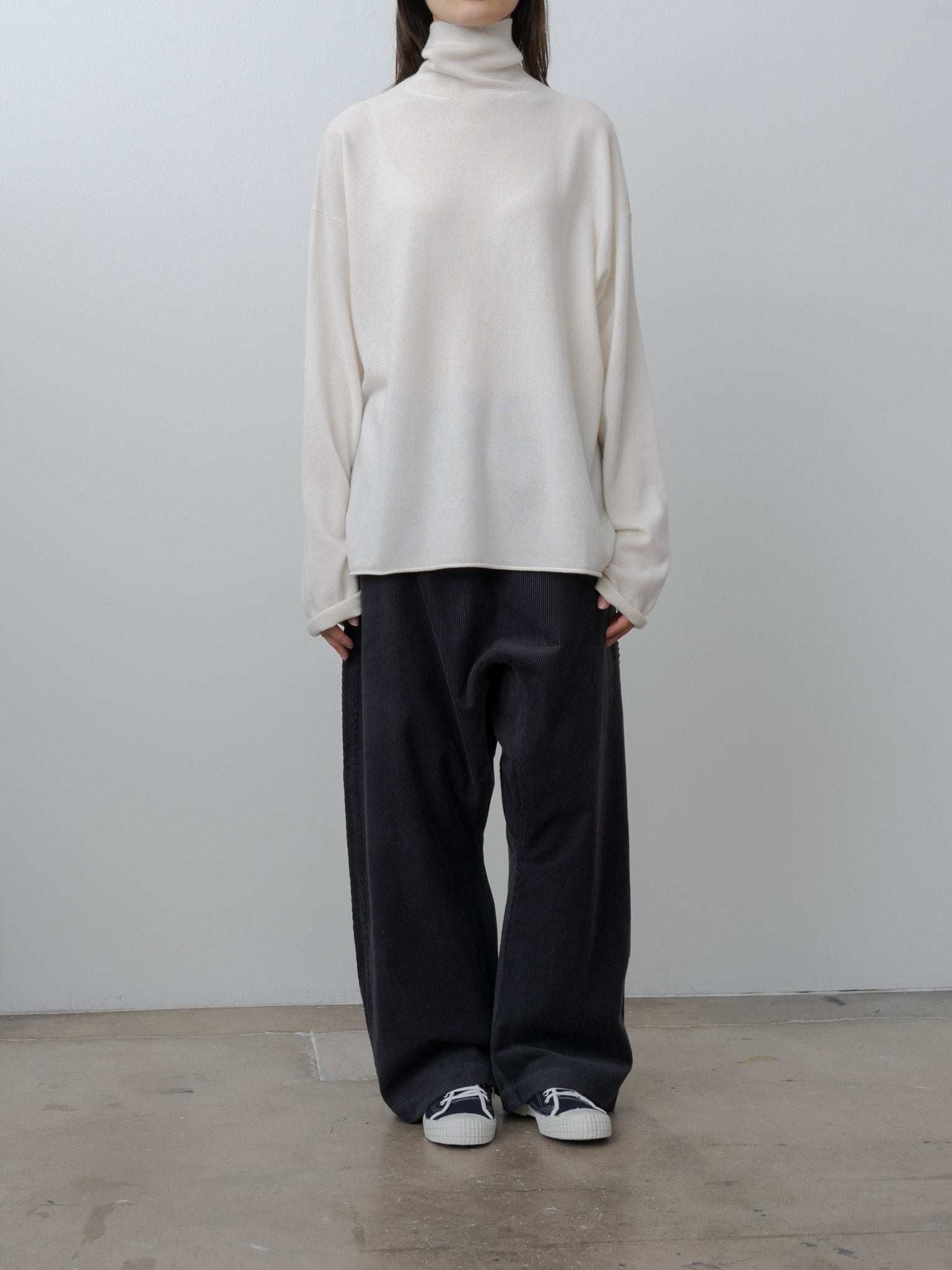 Namu Shop - Sofie D'Hoore Marchi 1-Ply Cashmere Sweater - Ivory