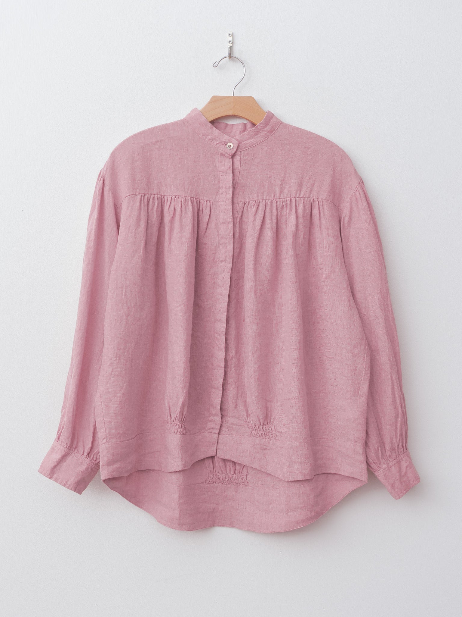 Namu Shop - Ichi Antiquites Linen Shirt - Pink