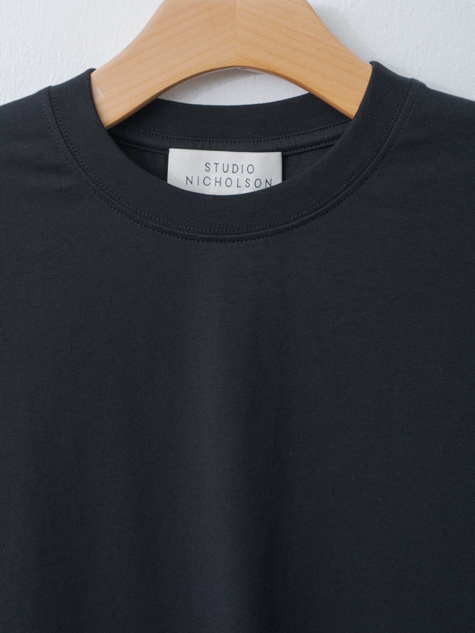 Namu Shop - Studio Nicholson MARINE Perfect Tee - Black