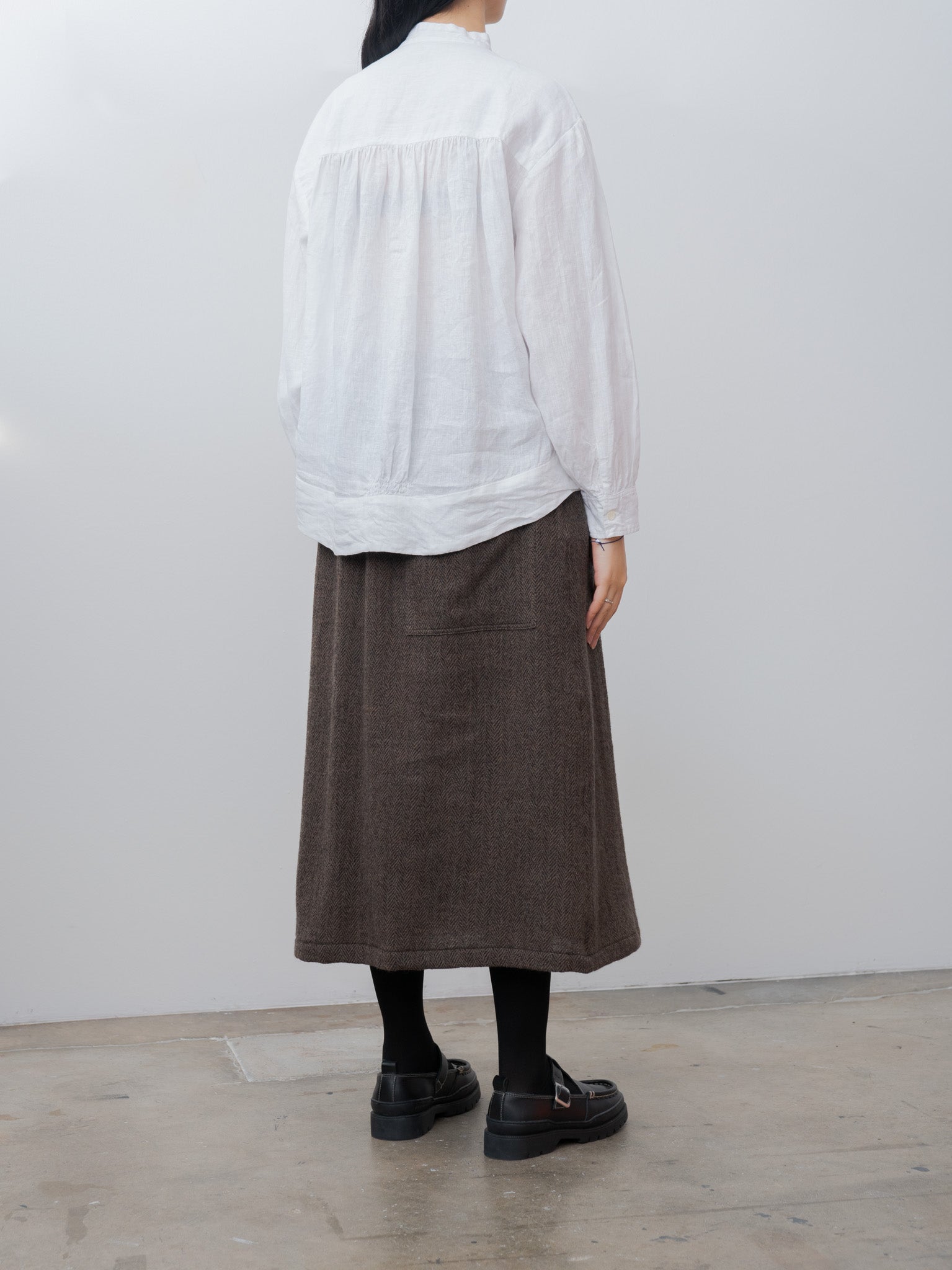 Namu Shop - Ichi Antiquites Linen Shirt - White