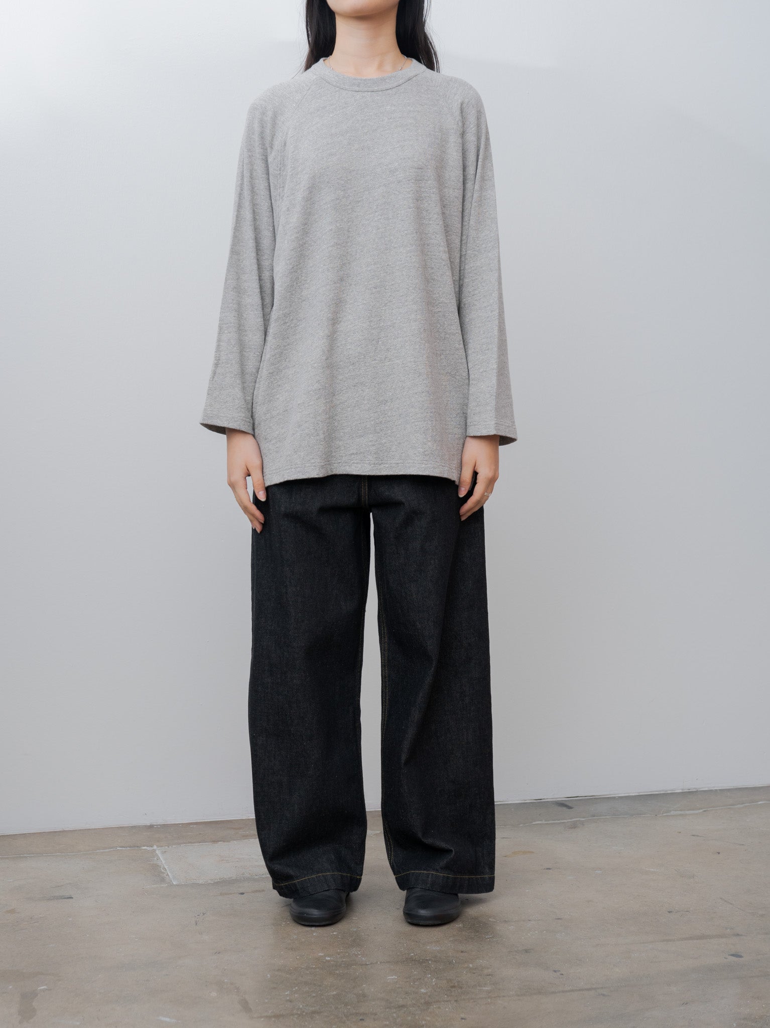Namu Shop - Ichi Antiquites Pullover Tee - Gray