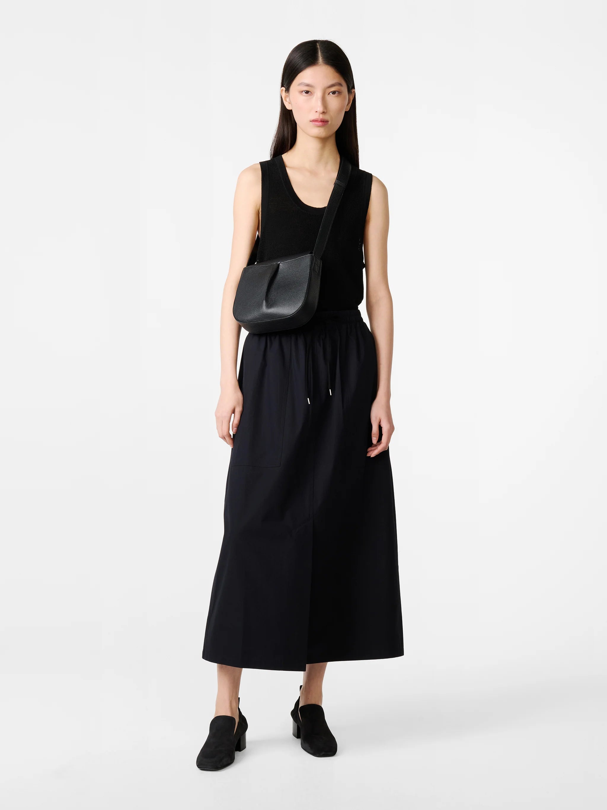 Namu Shop - Studio Nicholson OATES Skirt - Darkest Navy