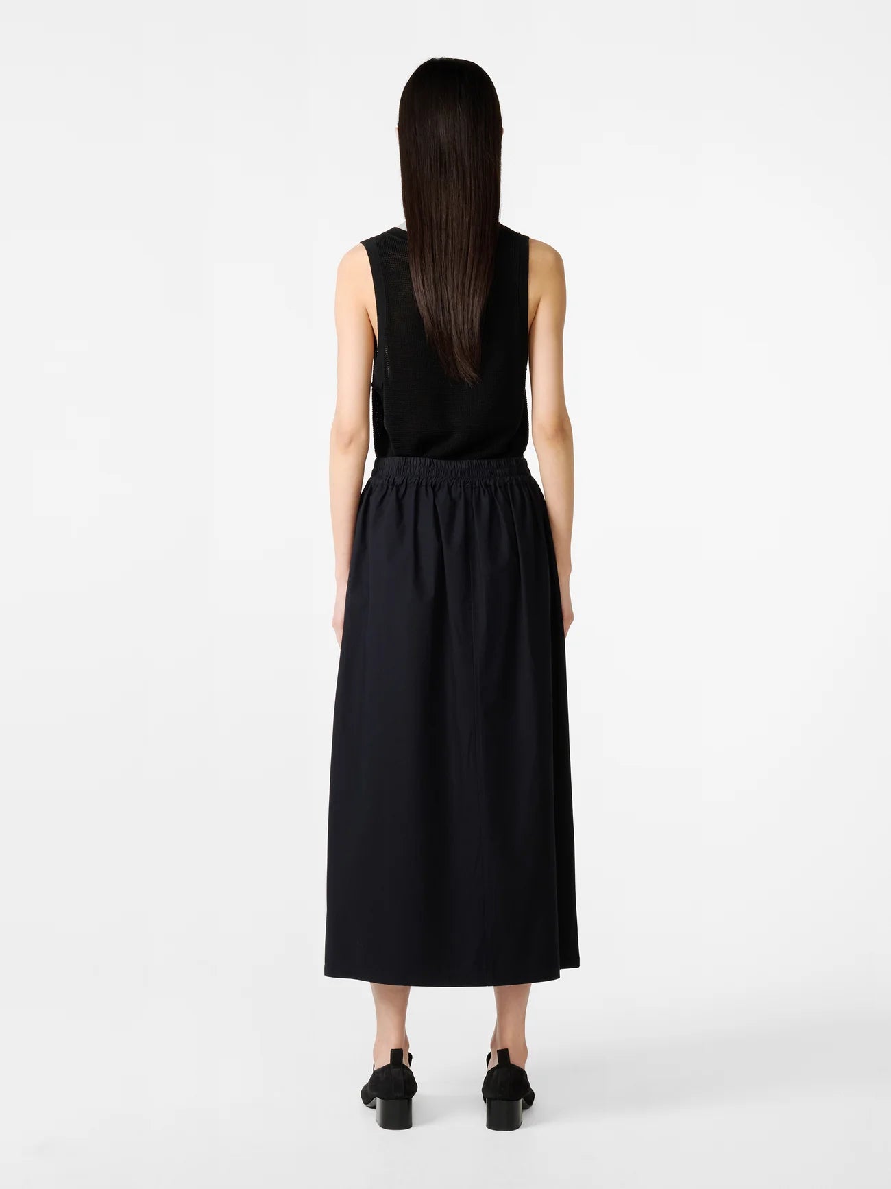 Namu Shop - Studio Nicholson OATES Skirt - Darkest Navy