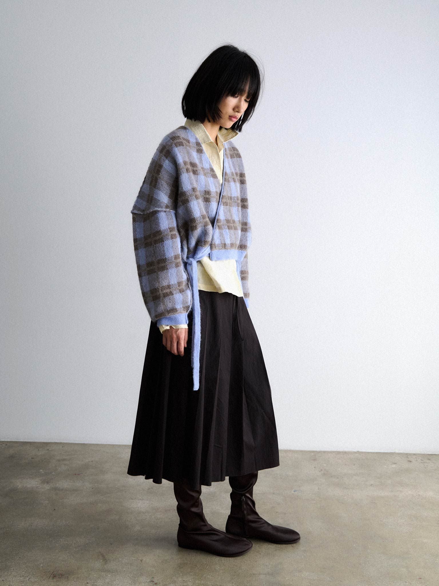 Namu Shop - Rus KENBAN Skirt - Chocolate