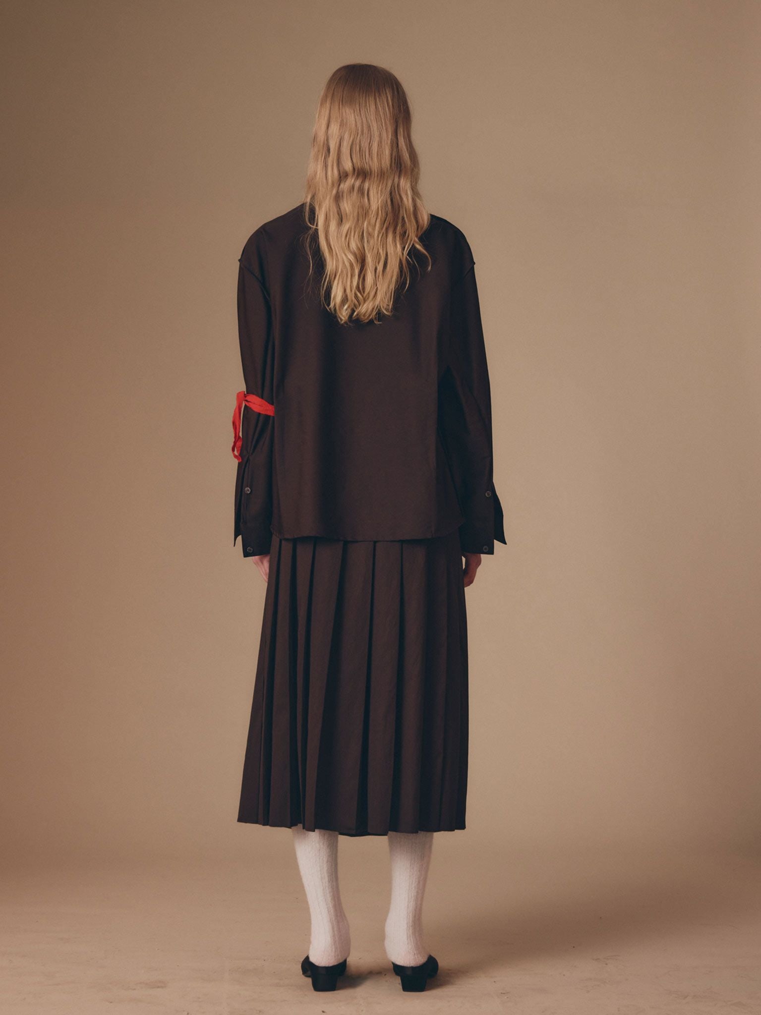 Namu Shop - Rus KENBAN Skirt - Chocolate