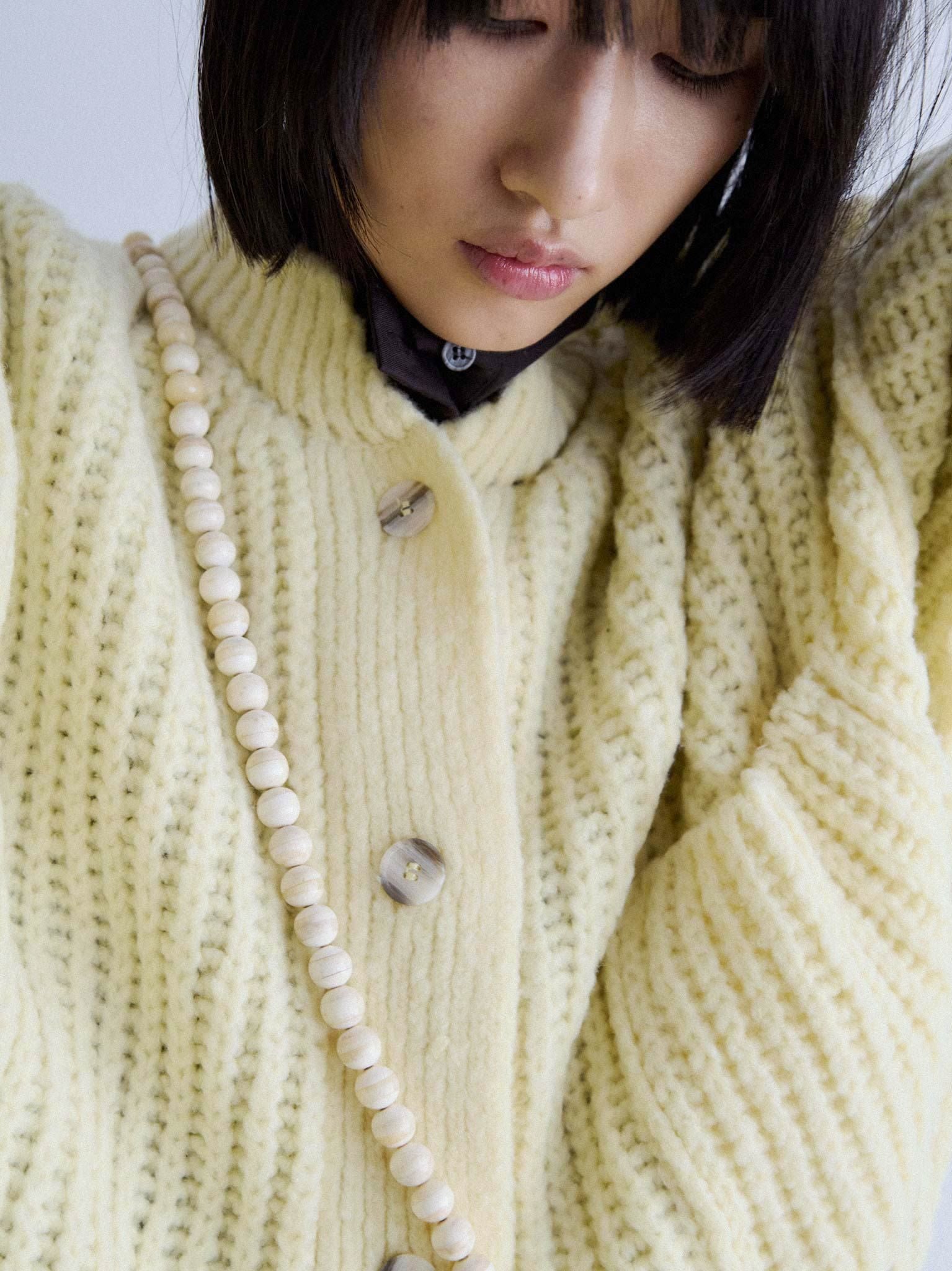 Namu Shop - Rus NUI Cardigan - Butter