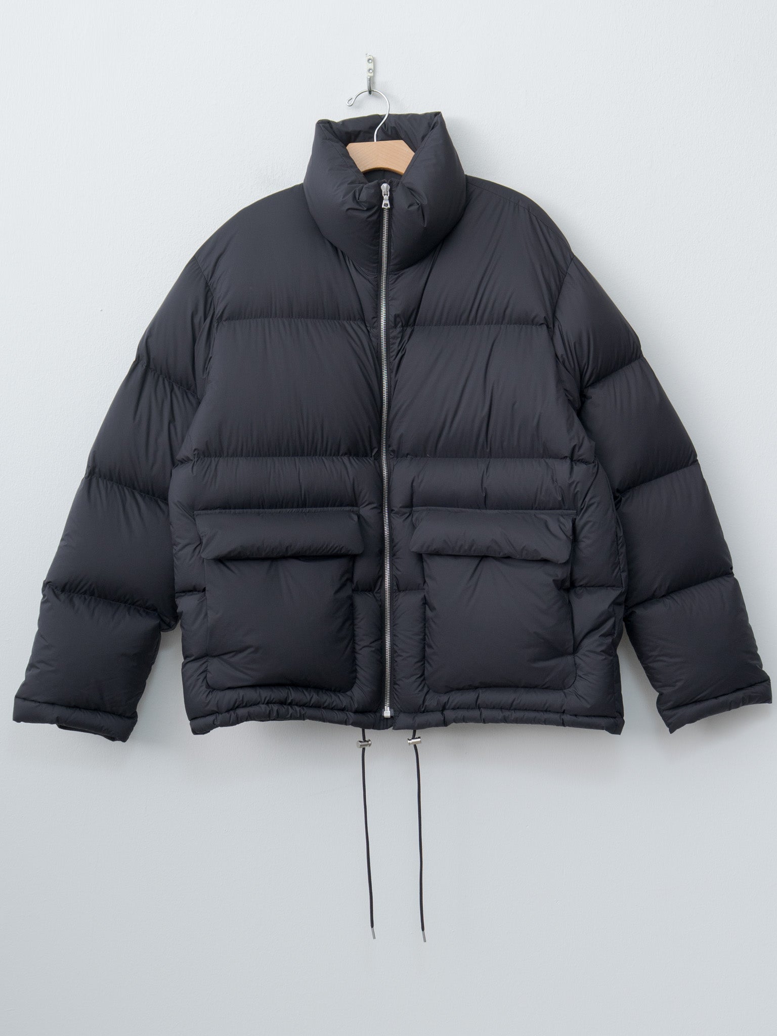 Super Light Nylon Ripstop Down Blouson - Black