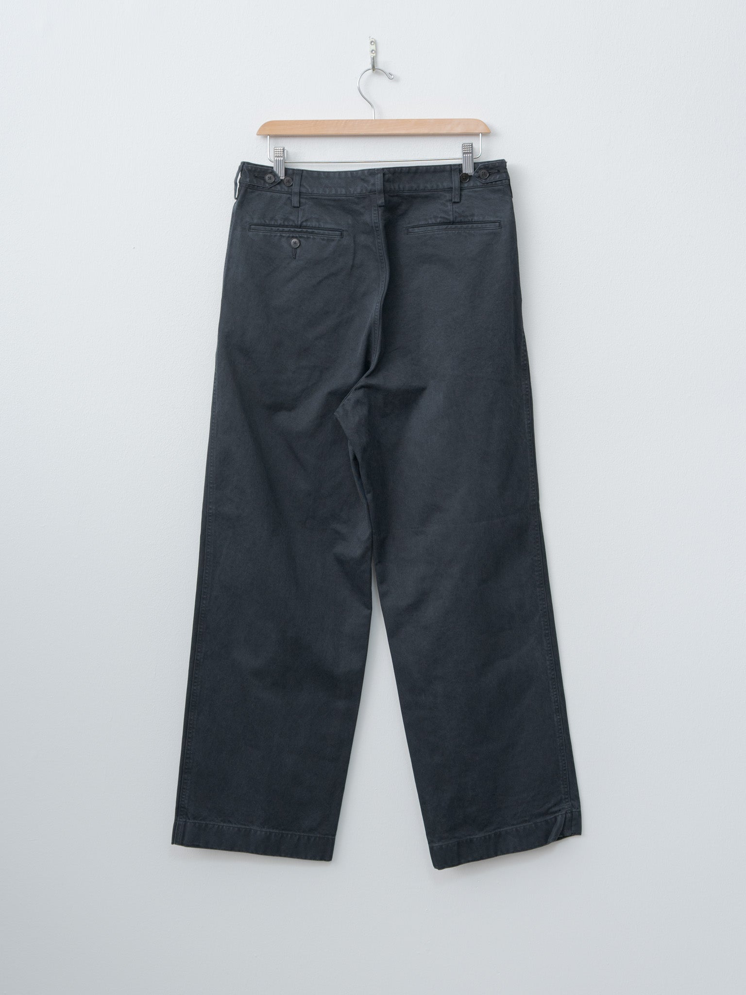 Product Dyed Finx Chino One-Tuck Pants - Black