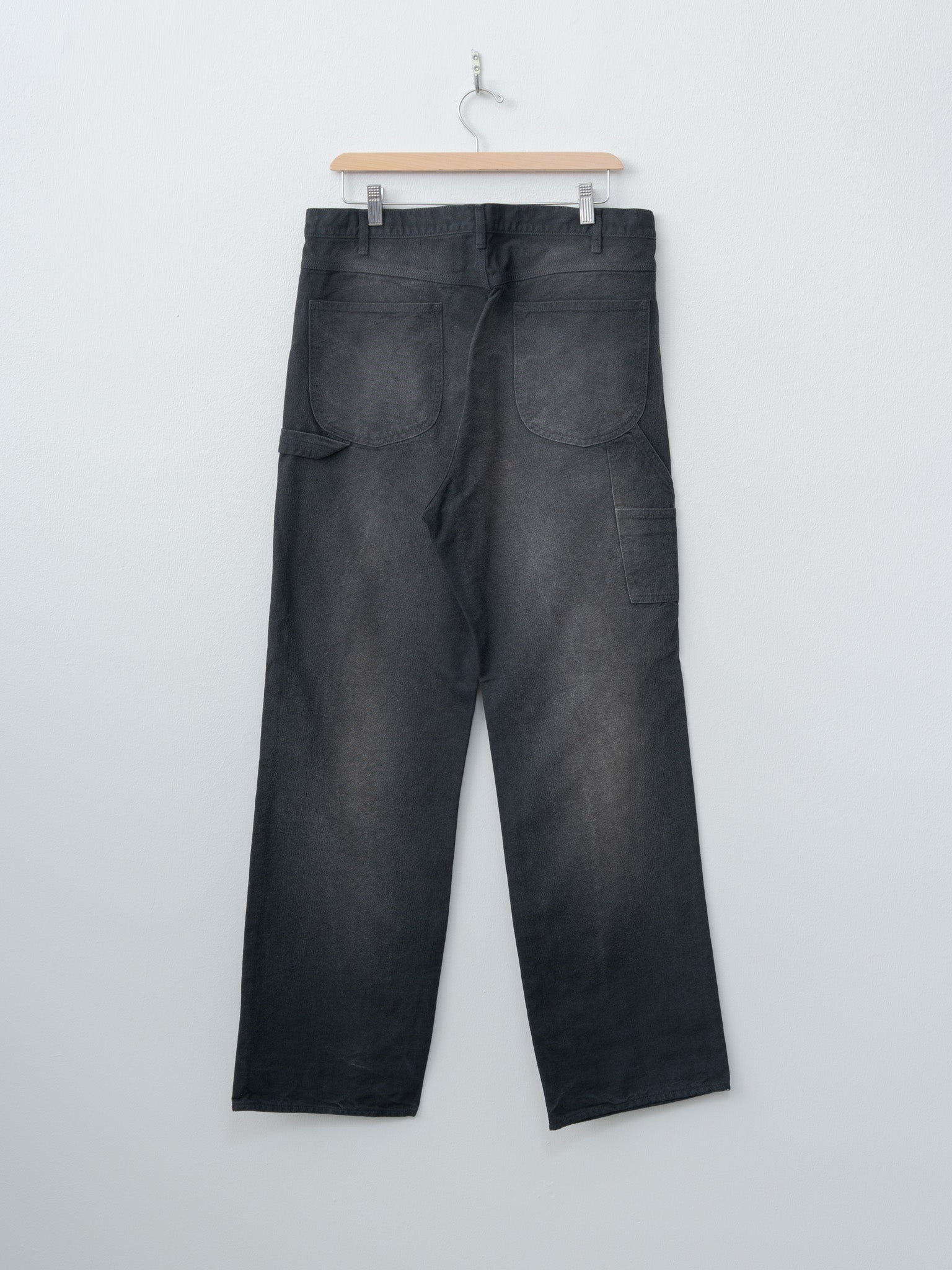 Product Dyed Organic Cotton Duck Painter Pants - Faded Black