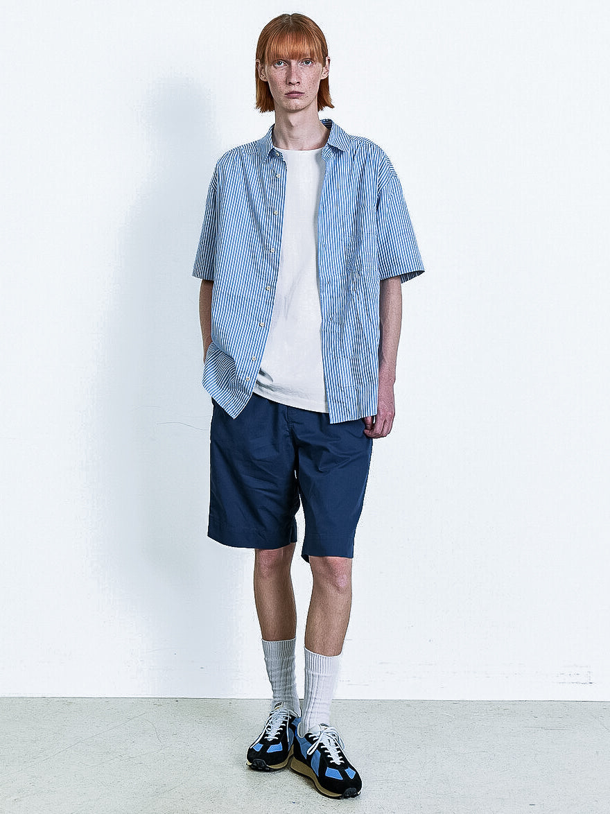 New Relaxed Pajama Shorts - Navy