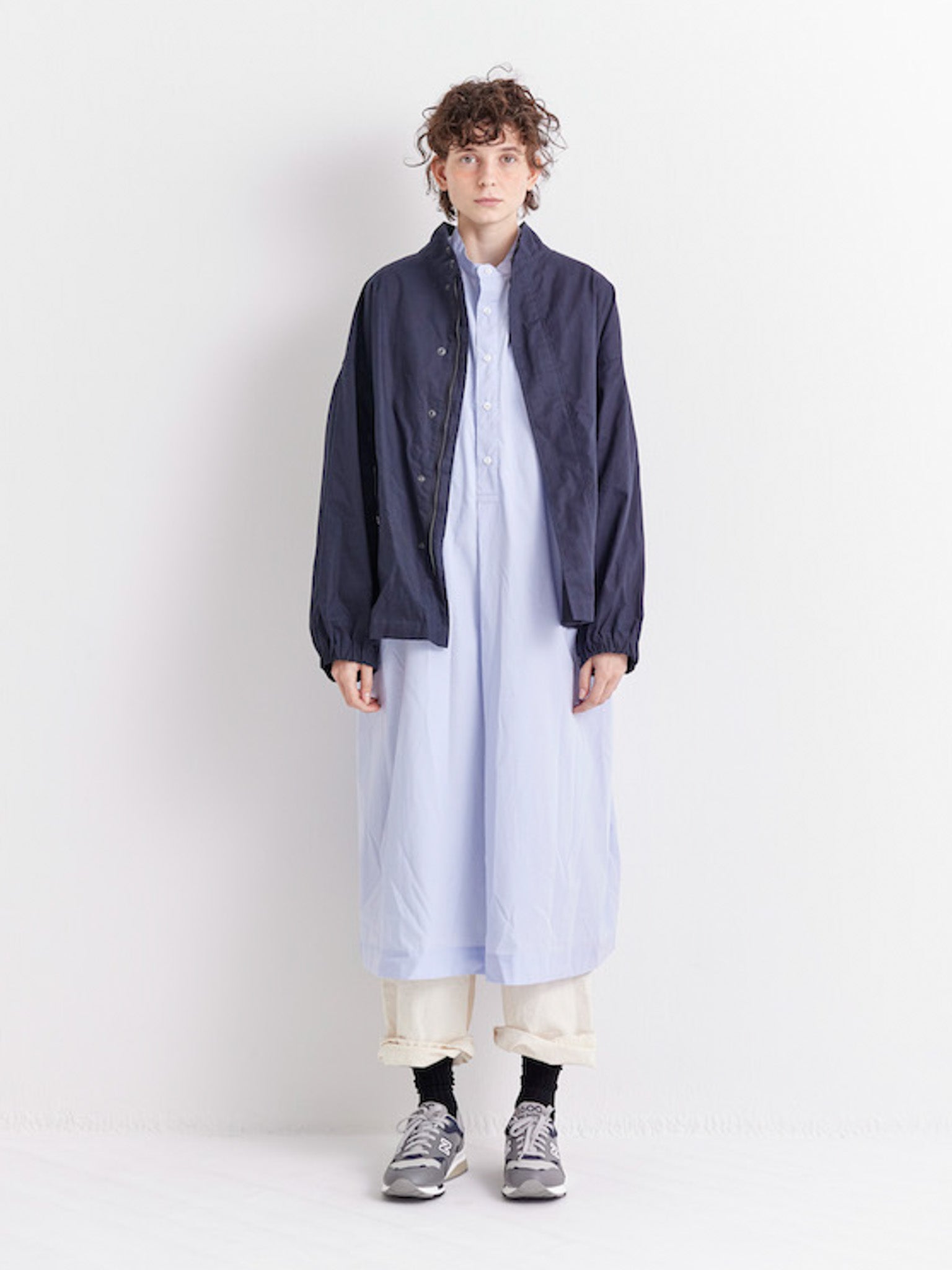 Namu Shop - Veritecoeur Cotton Blouson - Dark Navy