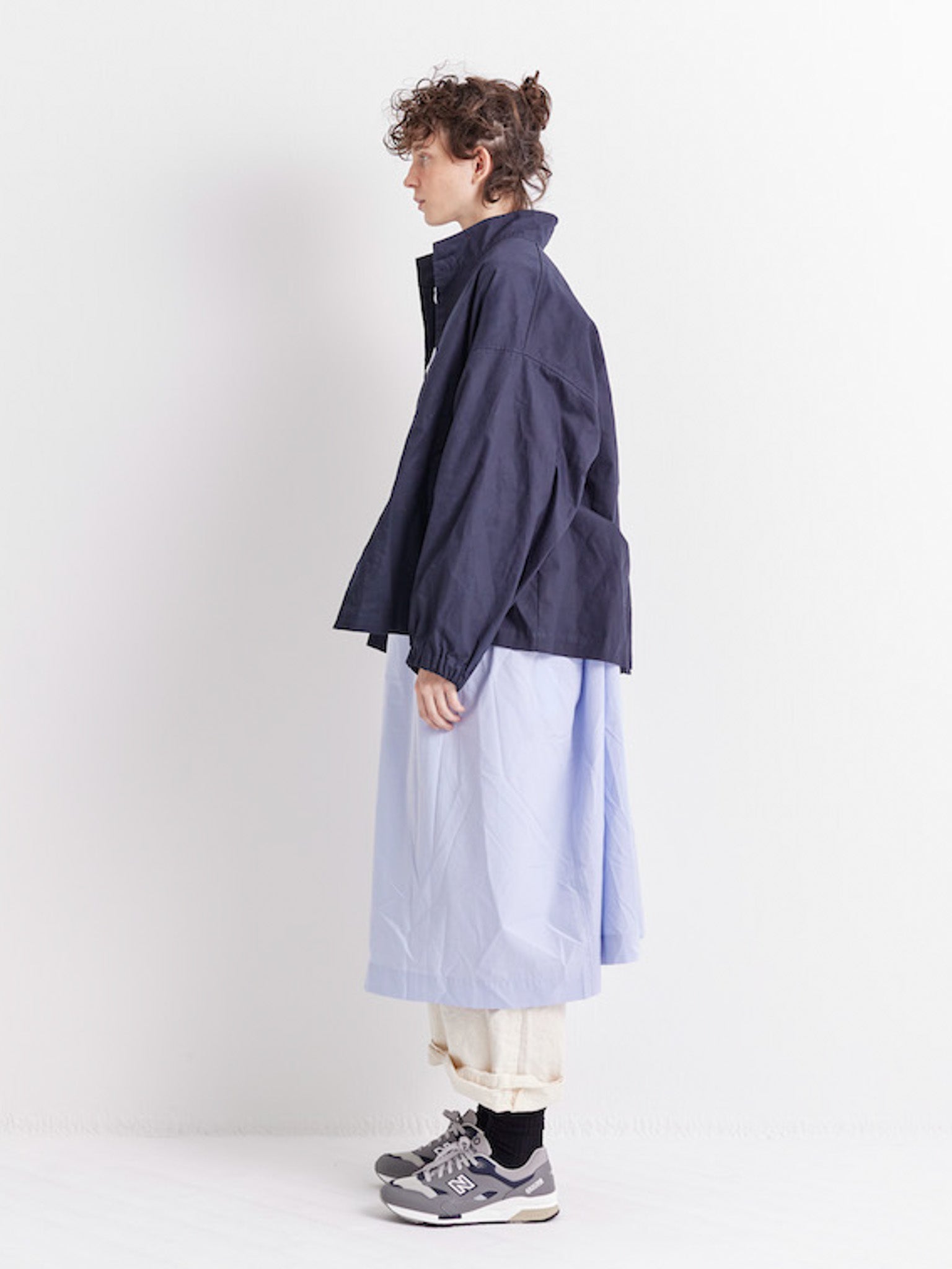 Namu Shop - Veritecoeur Cotton Blouson - Dark Navy