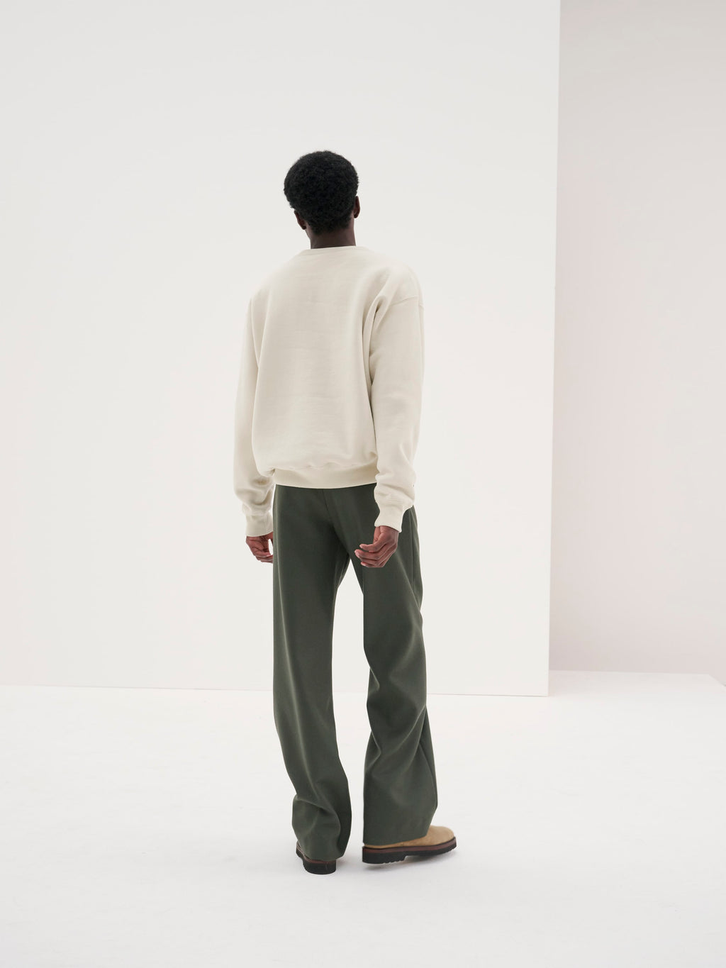 Namu Shop - Auralee Smooth Soft Sweat Pullover - Ivory