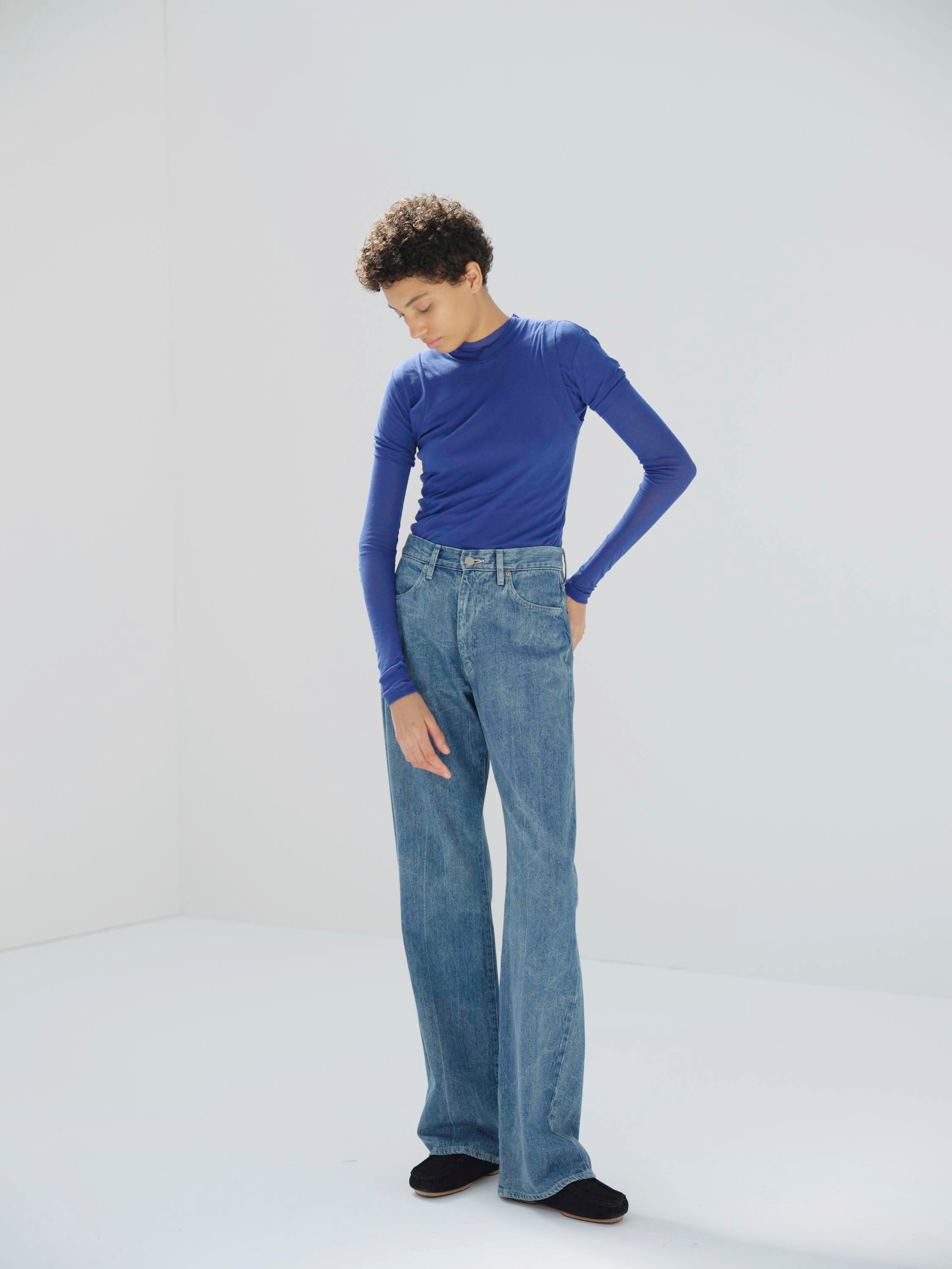 denim pants indigo