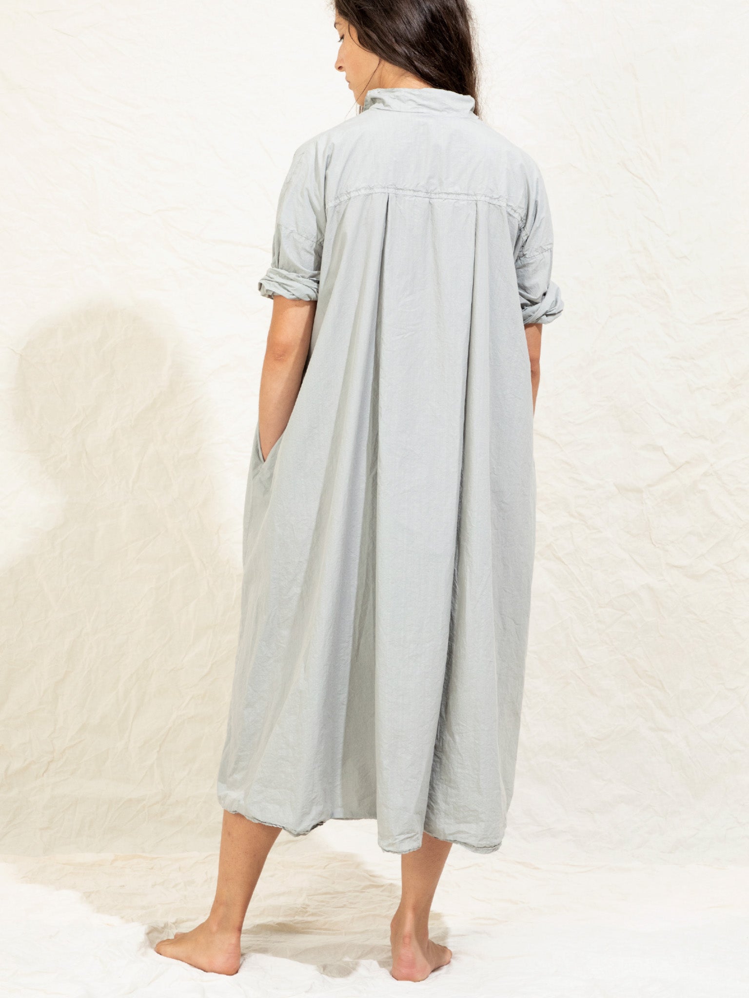 Namu Shop - Album di Famiglia Tailored Collared Dress TC - Stone