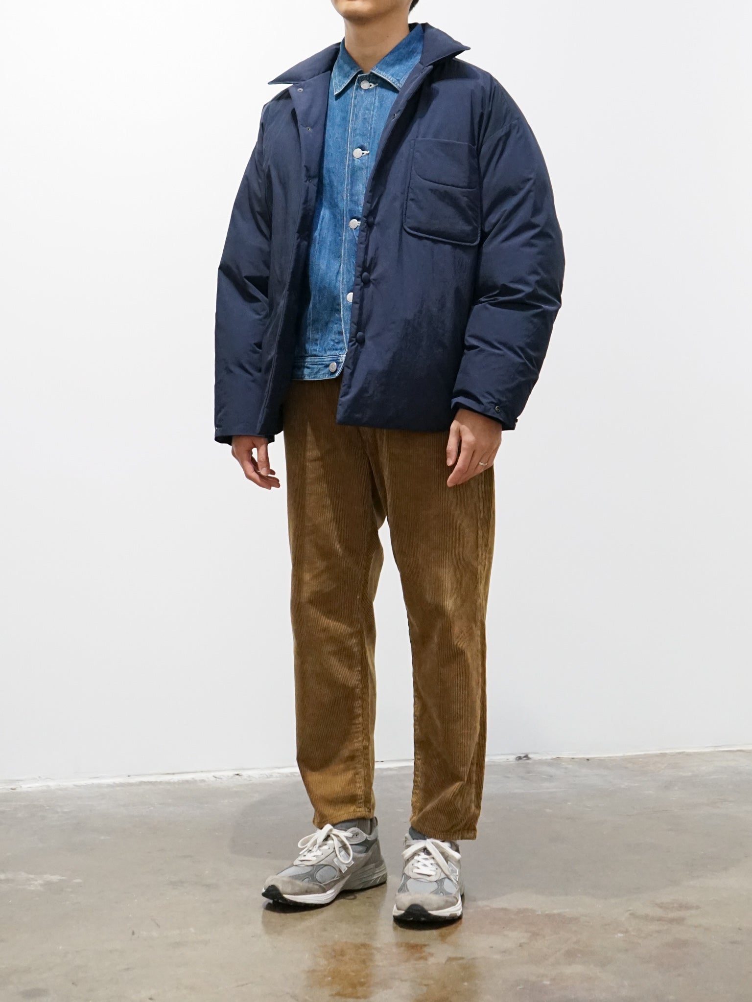 Namu Shop - Auralee Selvedge Light Denim Blouson - Light Indigo (Men’s)
